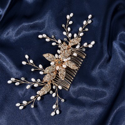 Pearl and Vine Wedding Hair Comb